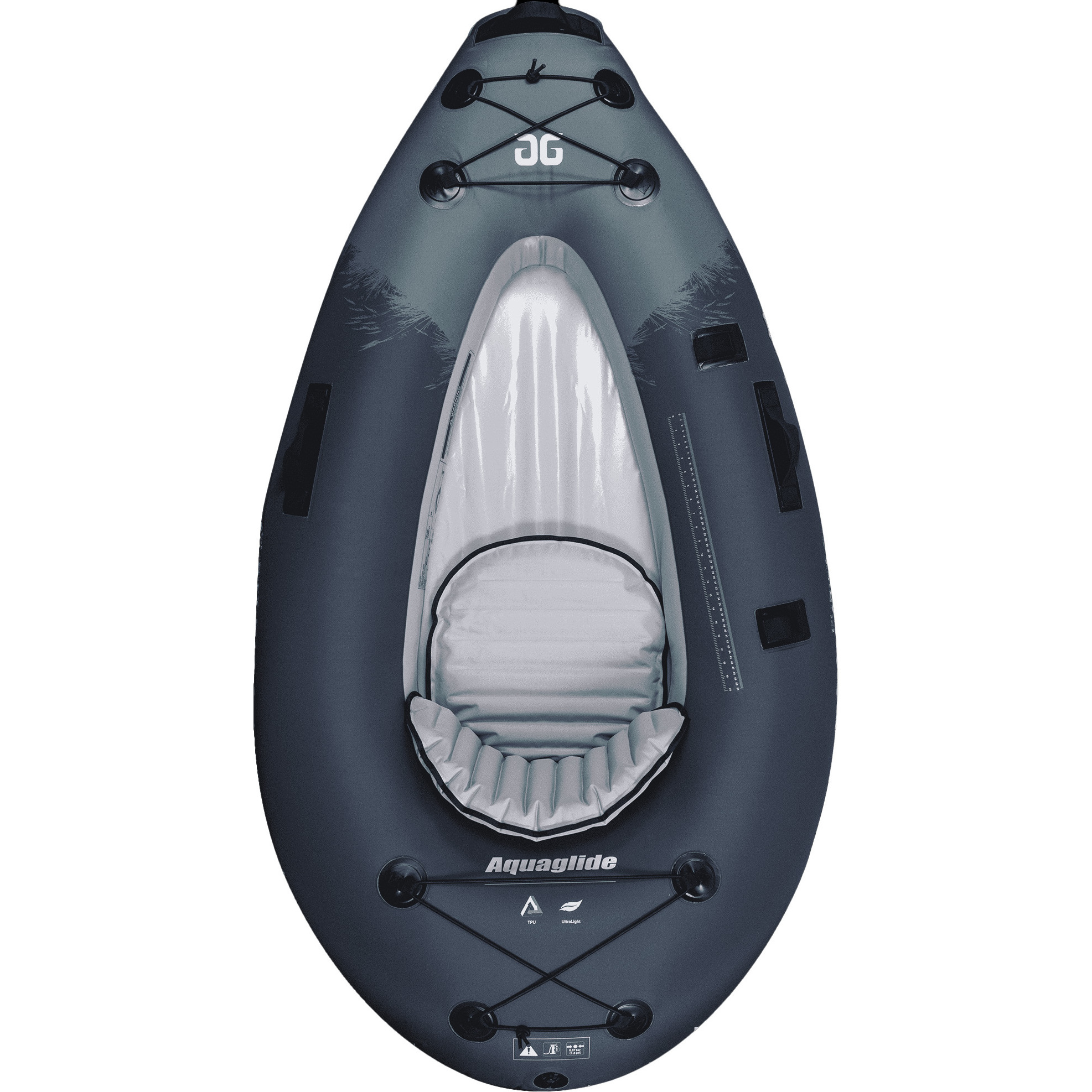 2026 Aquaglide Backwoods Purist 65 1 Person Kayak AG-K-BAC-65 - Navy
